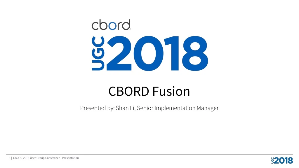 cbord fusion