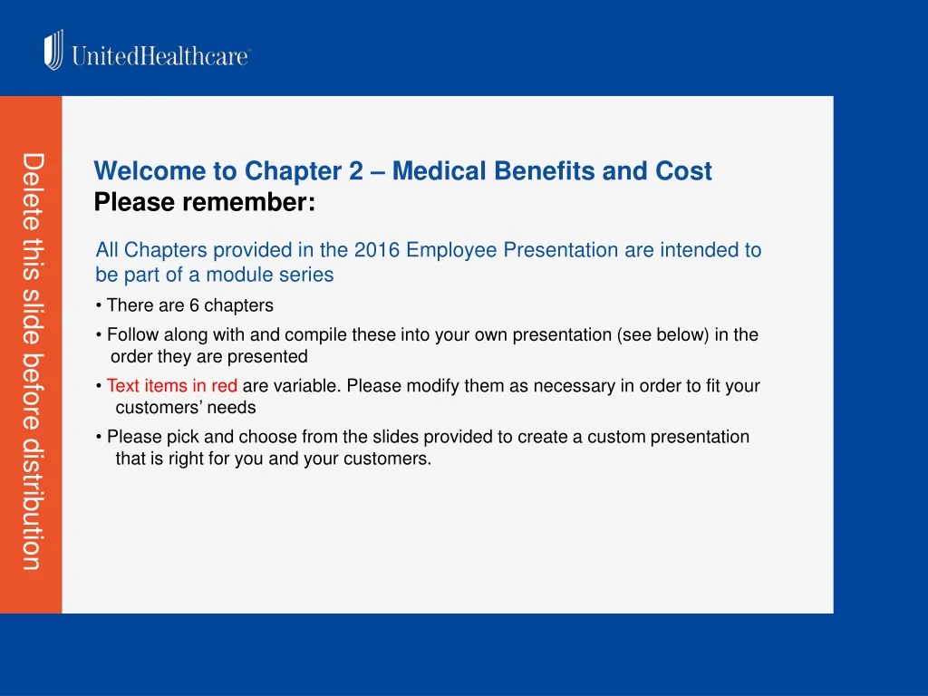 welcome to chapter 2 medical benefits and cost
