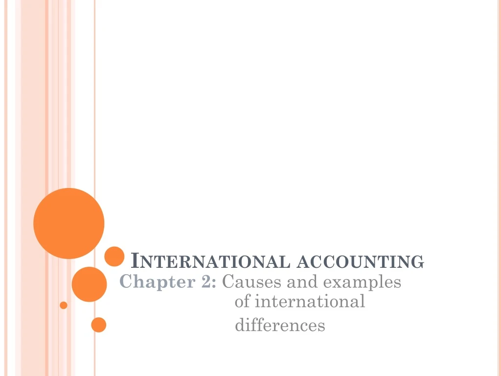 international accounting