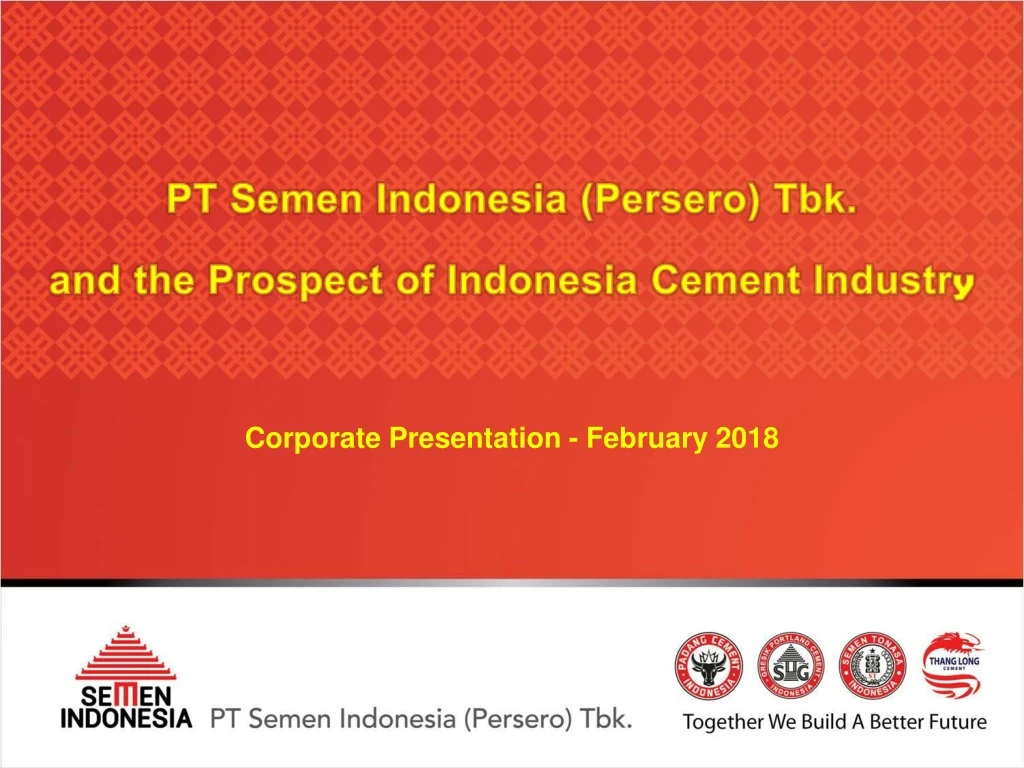 pt semen indonesia persero tbk and the prospect of indonesia cement industr y