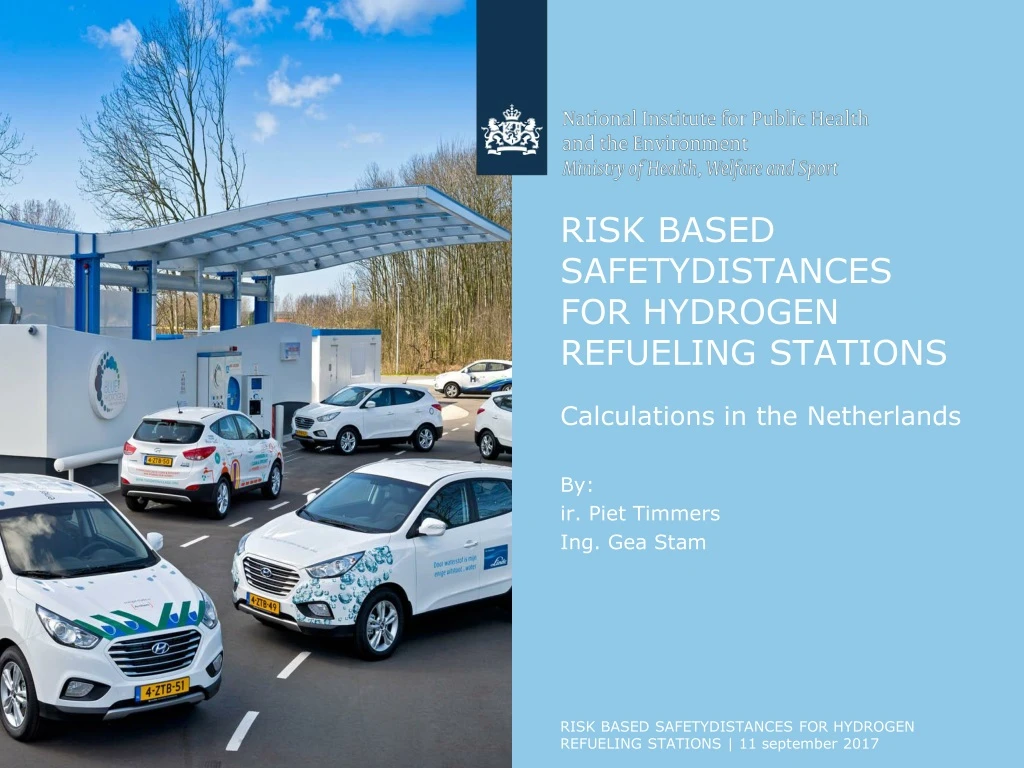 risk based safetydistances for hydrogen refueling stations