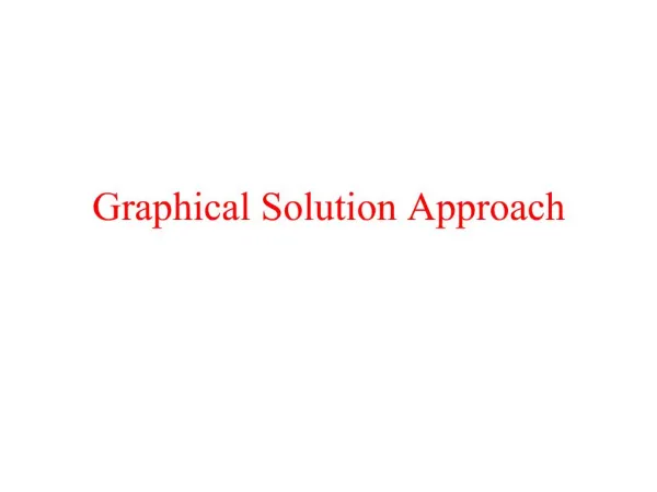 Graphical Solution Approach