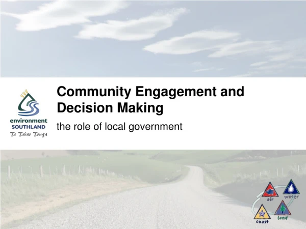 Community Engagement and Decision Making