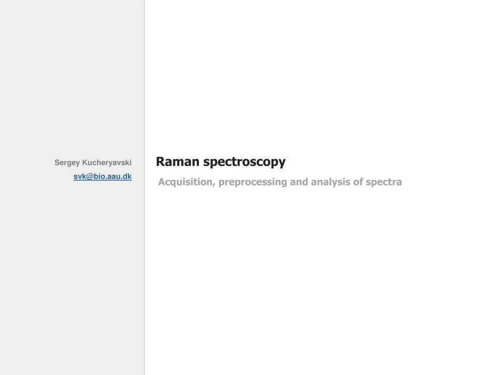 raman spectroscopy