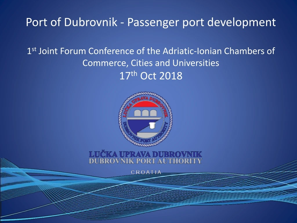 port of dubrovnik passenger port development