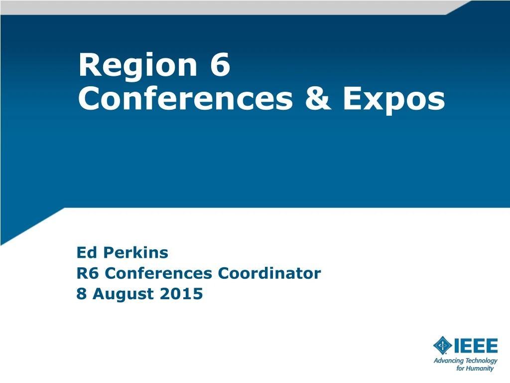 region 6 conferences expos