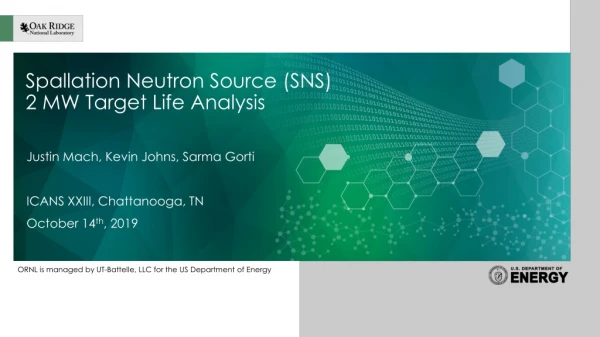 Spallation Neutron Source (SNS) 2 MW Target Life Analysis