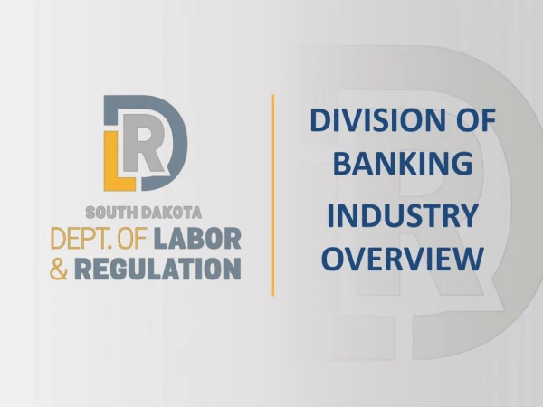 Division of Banking Industry Overview
