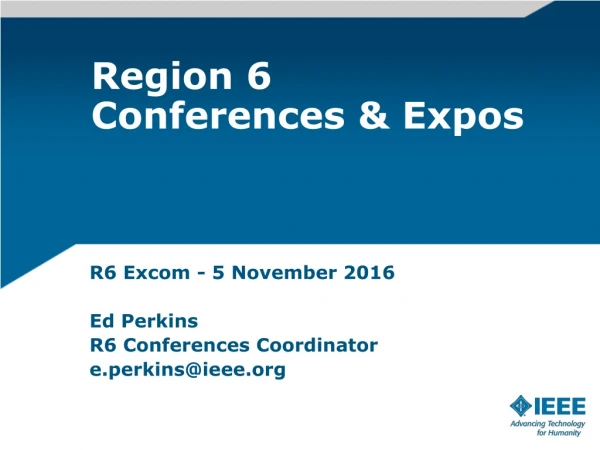 Region 6 Conferences &amp; Expos