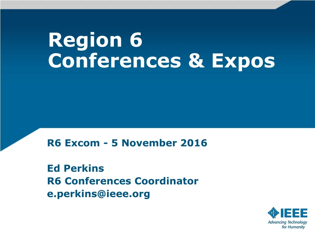 region 6 conferences expos