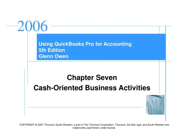 Using QuickBooks Pro for Accounting 5th Edition Glenn Owen