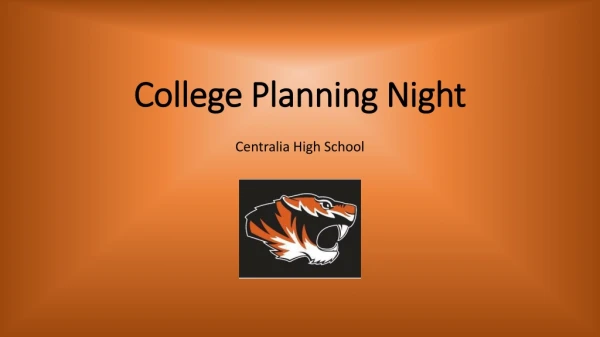 College Planning Night