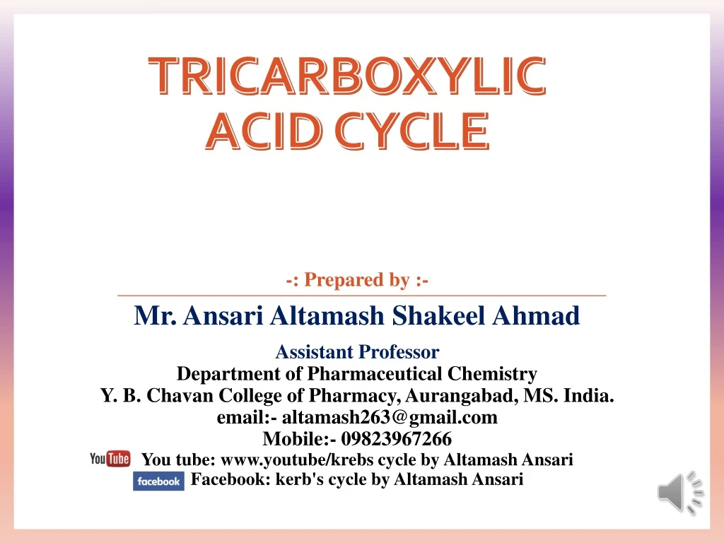 tricarboxylic acid cycle