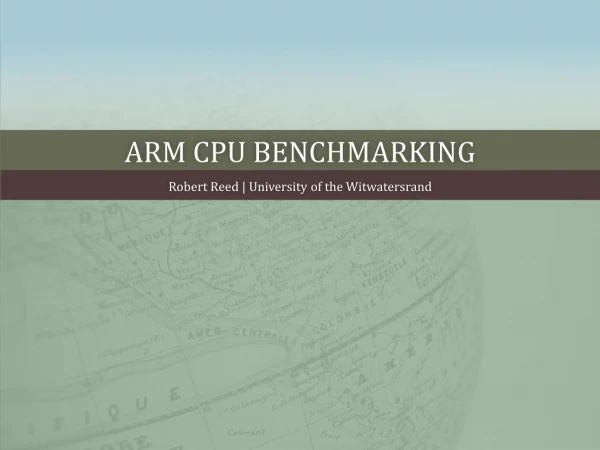 ARM CPU Benchmarking