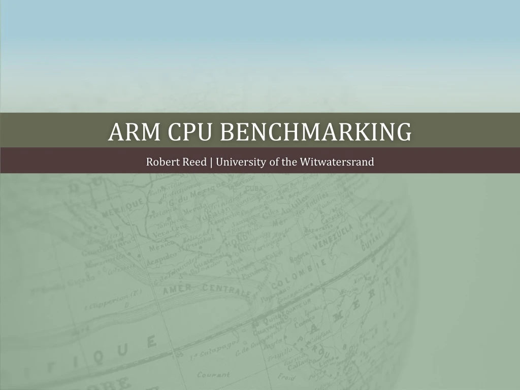 arm cpu benchmarking