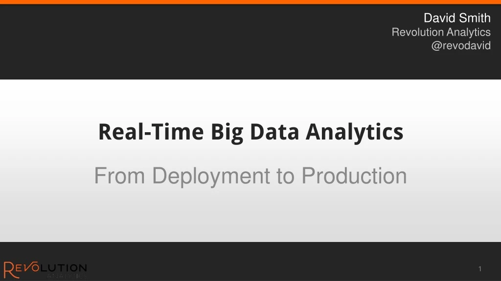 real time big data analytics