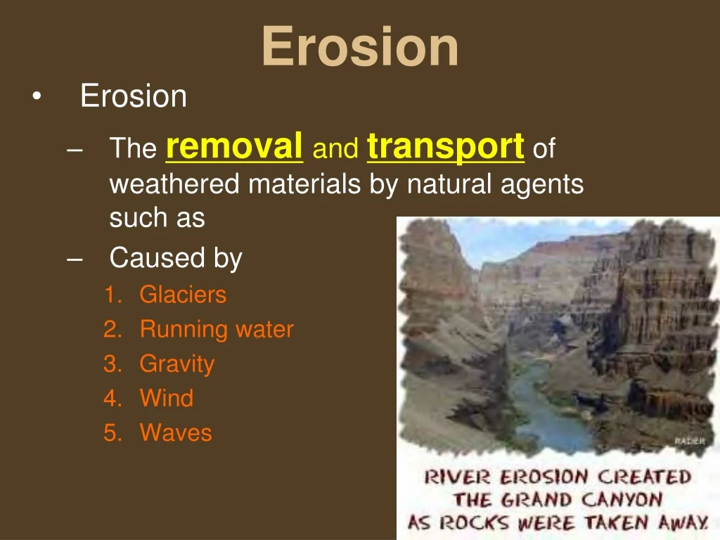 erosion