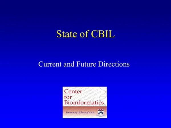 State of CBIL