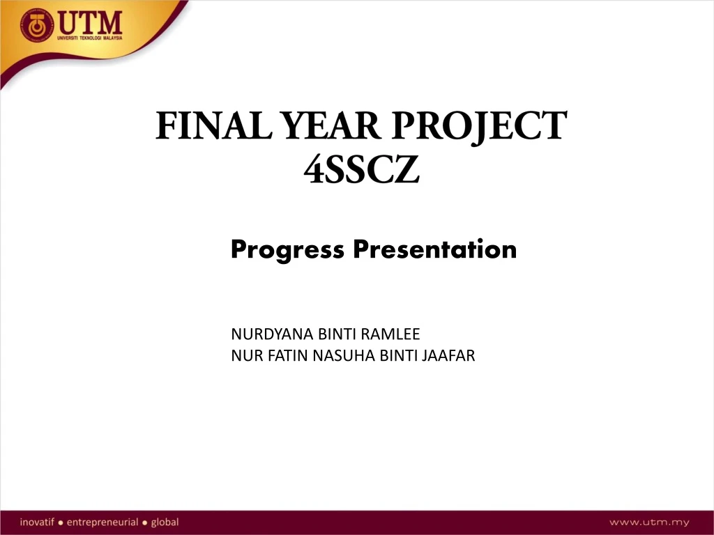 final year project 4sscz