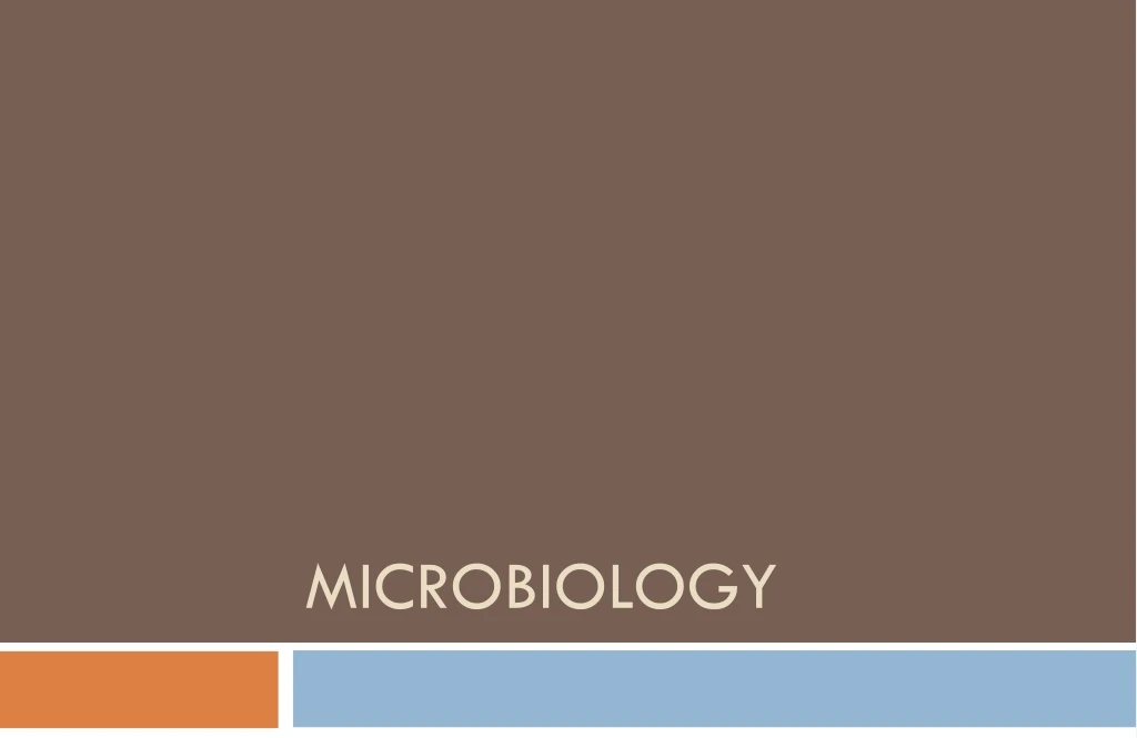 microbiology