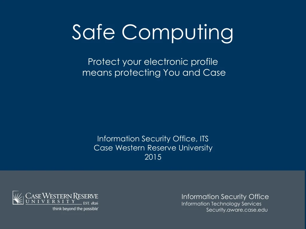safe computing protect your electronic profile