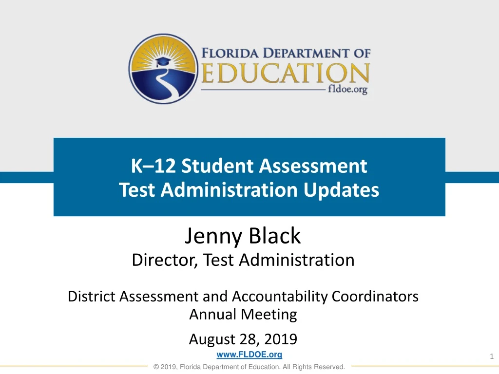 k 12 student assessment test administration updates