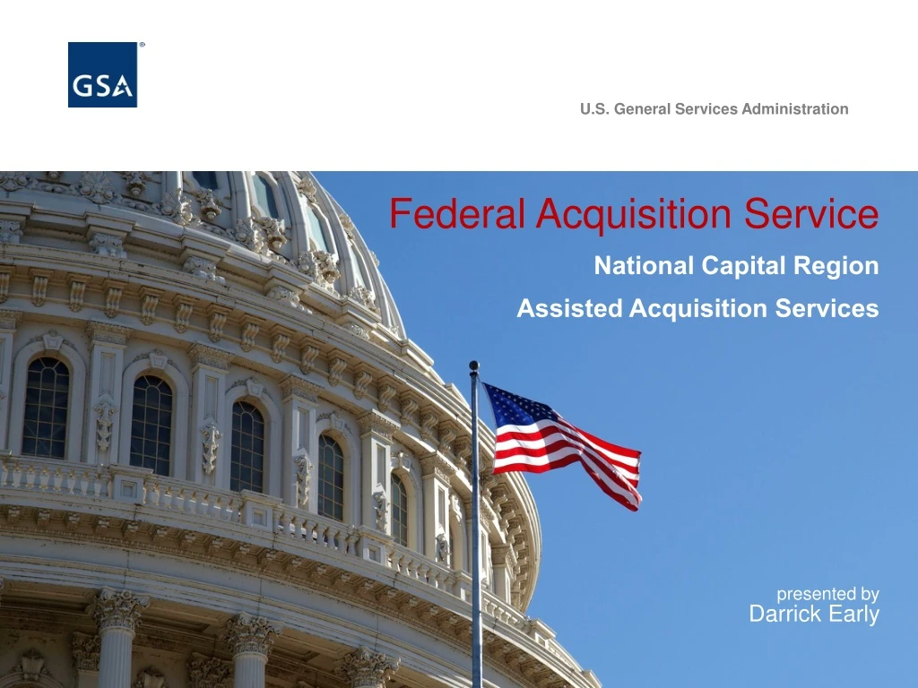 federal acquisition service national capital
