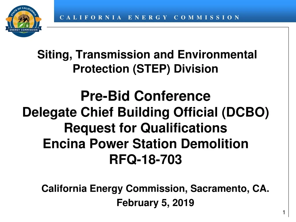 california energy commission sacramento ca february 5 2019