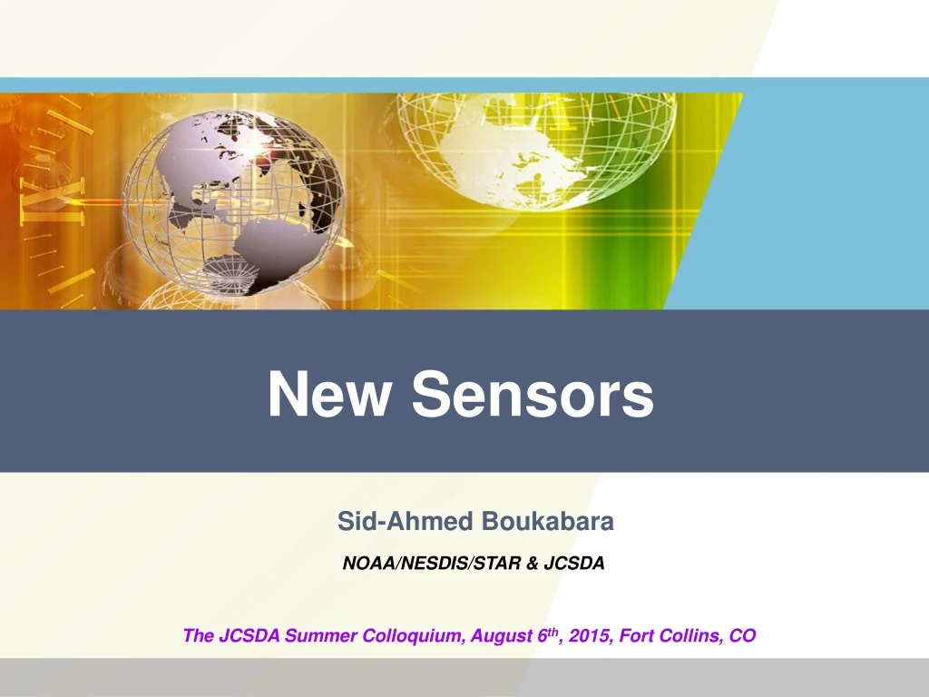 new sensors