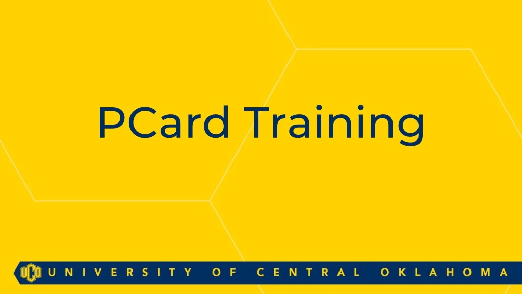 pcard training