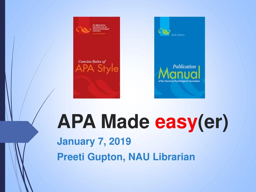 apa made easy er