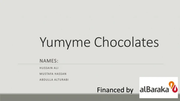 Yumyme Chocolates