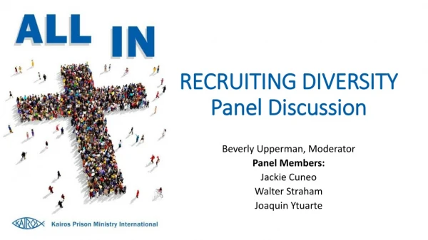 RECRUITING DIVERSITY Panel Discussion