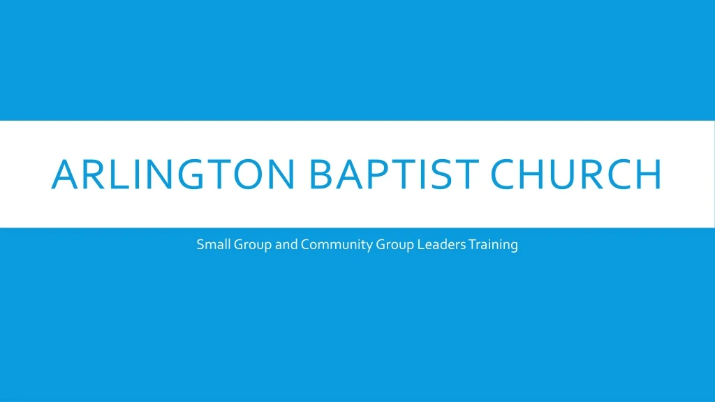 arlington baptist church