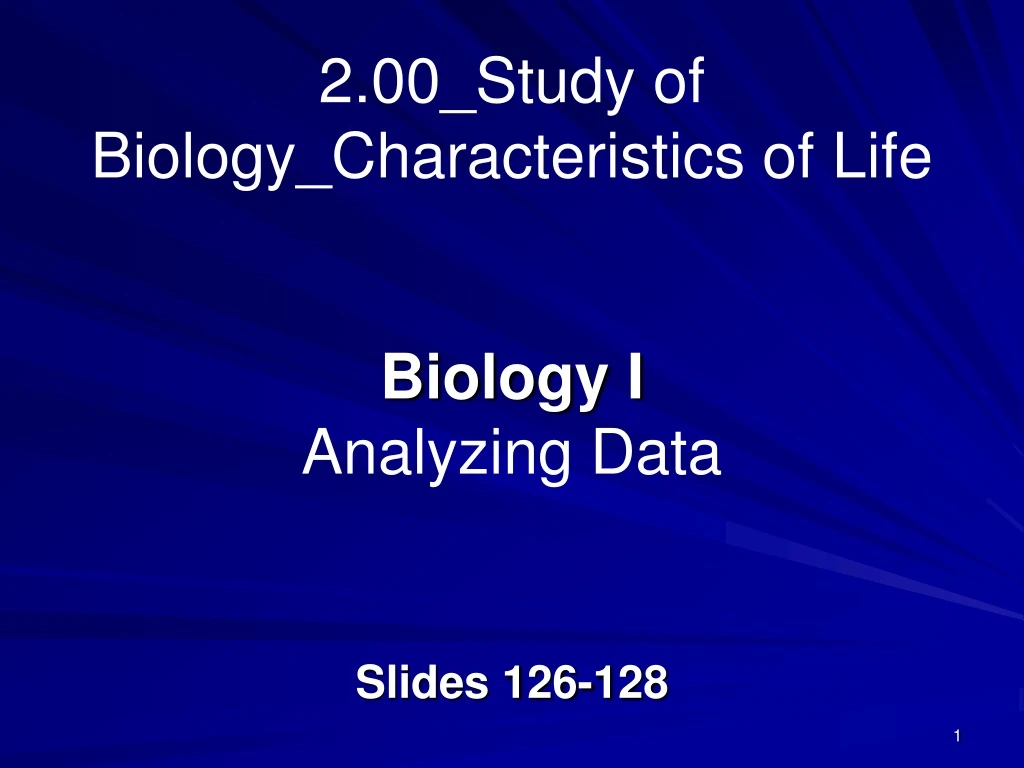 2 00 study of biology characteristics of life
