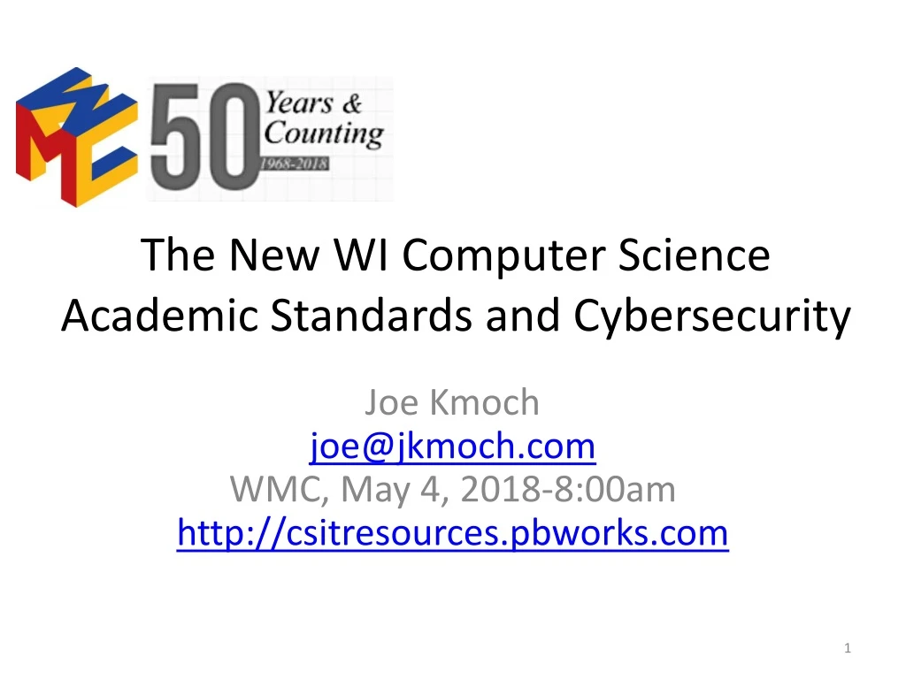 t he n ew wi computer science academic standards and cybersecurity