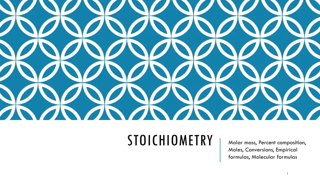 stoichiometry