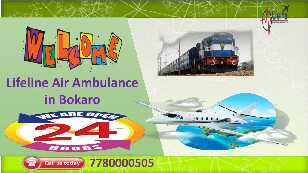 lifeline air ambulance in bokaro