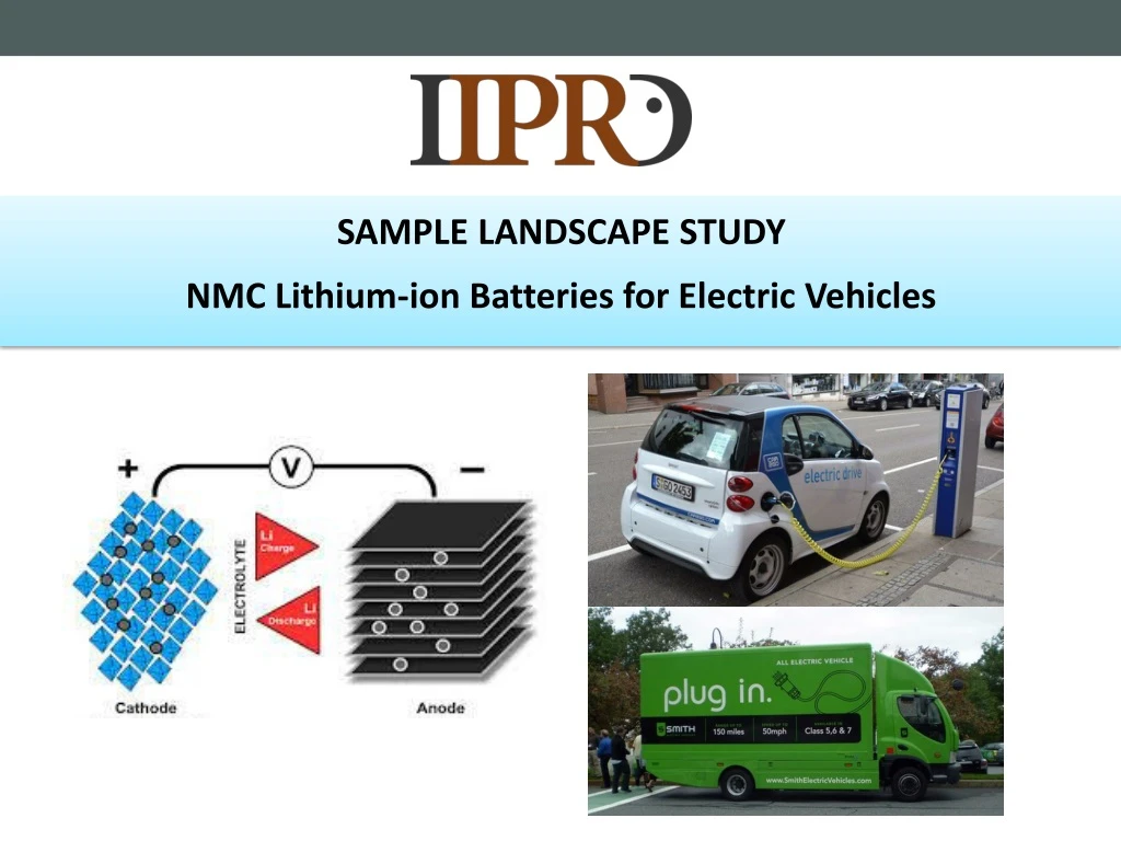 sample landscape study nmc lithium ion batteries
