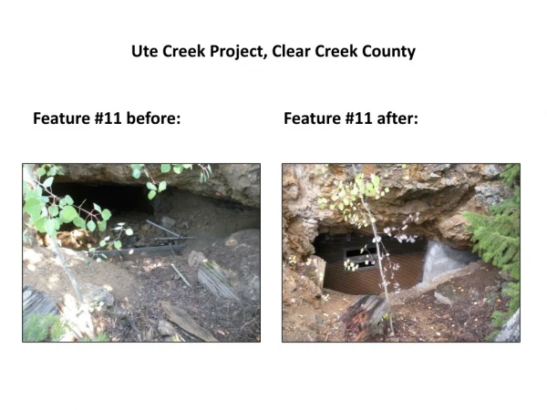 Ute Creek Project, Clear Creek County