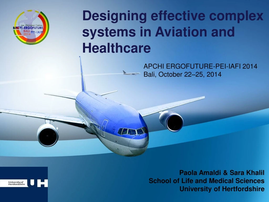 designing effective complex systems in aviation and healthcare