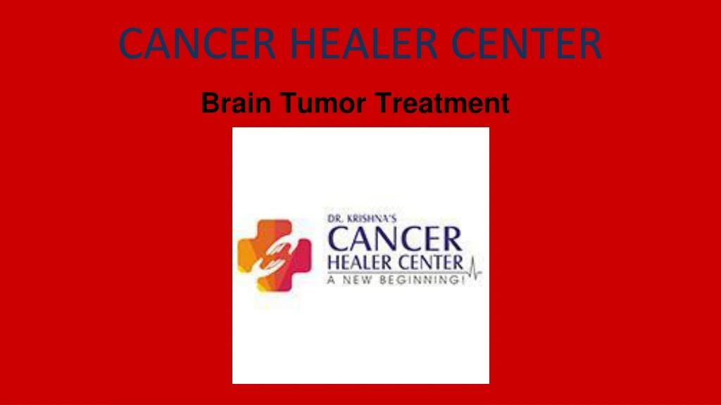 cancer healer center