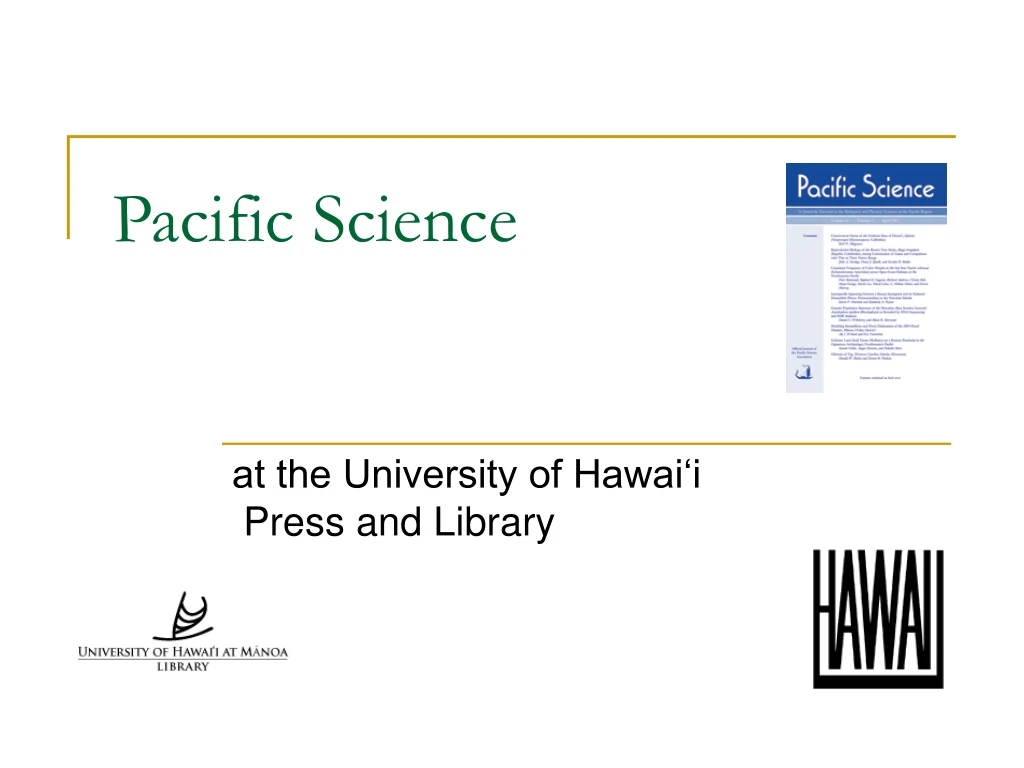 pacific science