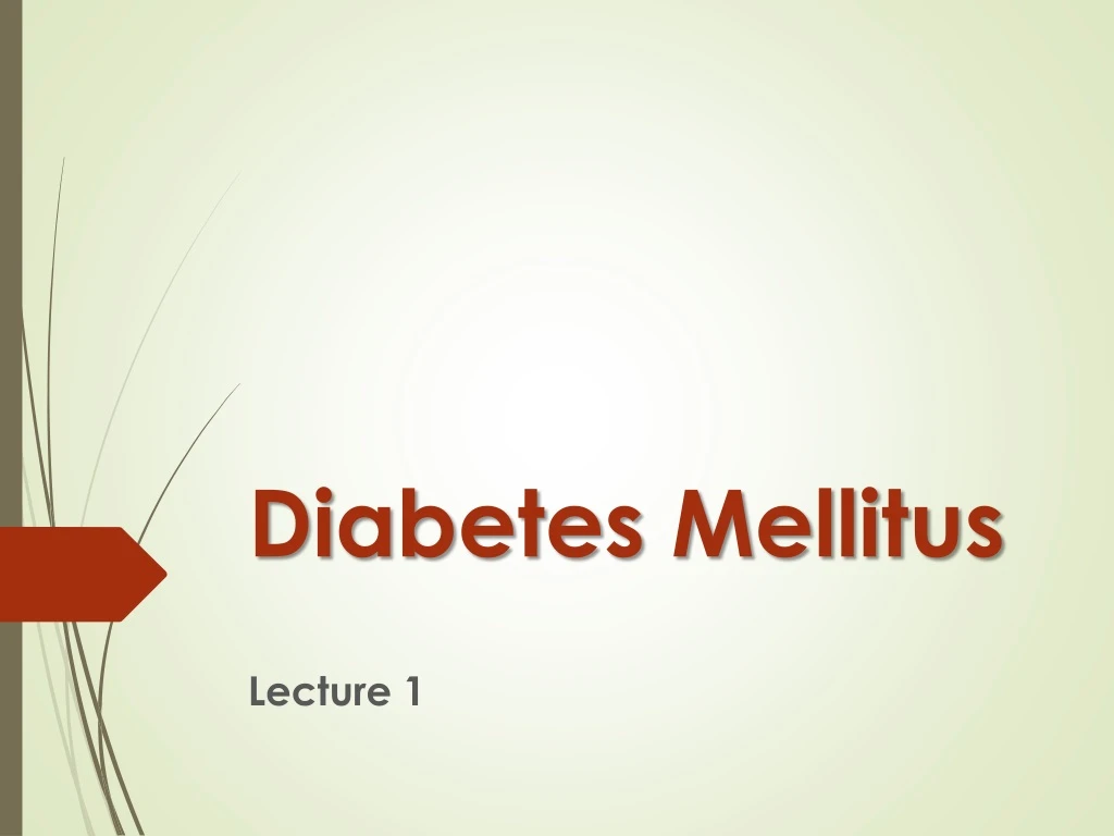 diabetes mellitus