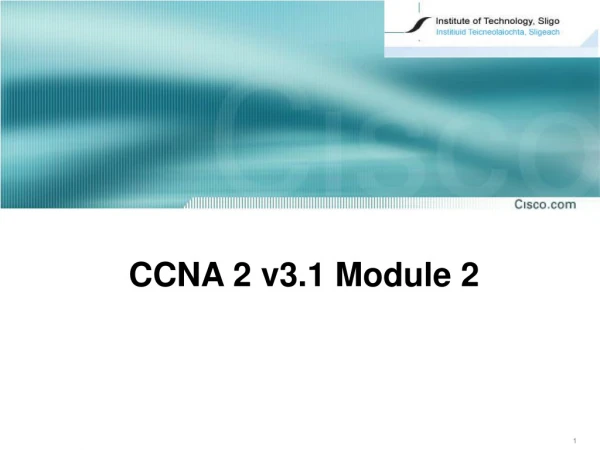 CCNA 2 v3. 1 Module 2