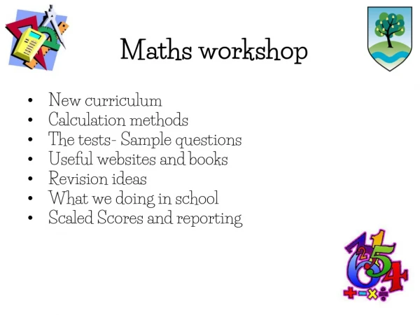 Maths workshop