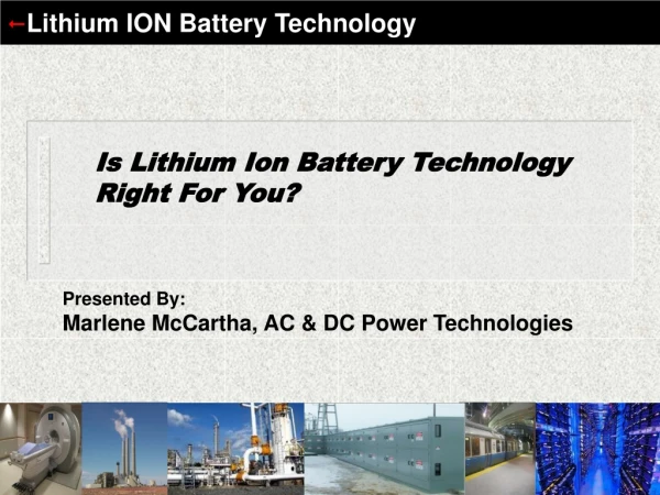 Lithium ION Battery Technology