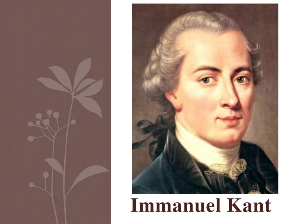 Immanuel Kant