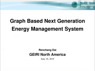 Graph Based Next Generation Energy Management System