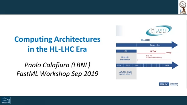 Computing Architectures in the HL-LHC Era